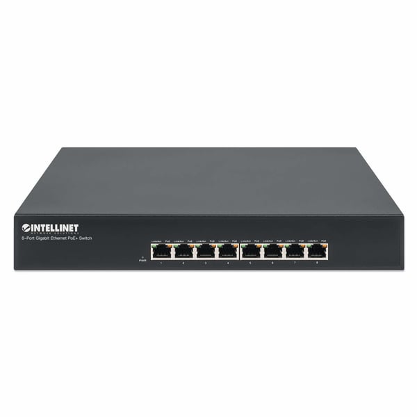 Intellinet 560641 netværksswitch Gigabit Ethernet (10/100/1000) Strøm over Ethernet (PoE) Sort