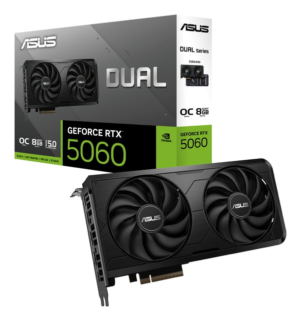 ASUS Dual -RTX5060-O8G-EVO NVIDIA GeForce RTX 5060 8 GB GDDR7