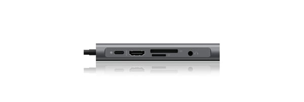 USB Type-C™ -kannettavan telakointiasema kymmenelle lisäportille (IB-DK4040-CPD)