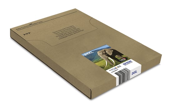 Epson 24XL Elefant, Claria Photo HD-bläck, Multipack‚ 6 färger, EasyMail