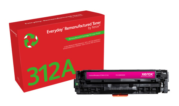 Everyday™ Magenta Remanufactured Toner by Xerox compatible with HP 312A (CF383A), Standard capacity
