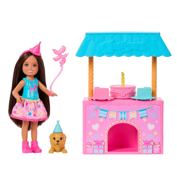 Barbie Chelsea CLUB Birthday Surprise Doll and Accessories
