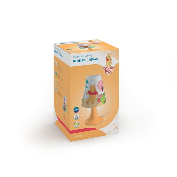 Philips Nalle Puh, gul LED-bordslampa