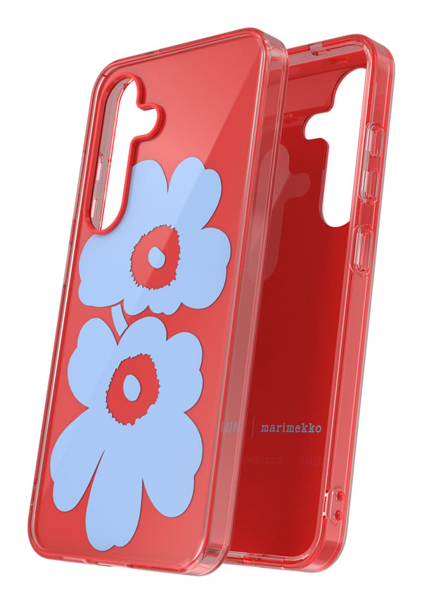 Samsung GP-FPS931AMARW mobiltelefonfodral 15,8 cm (6.2") Mobilskal Ljusblå, Röd