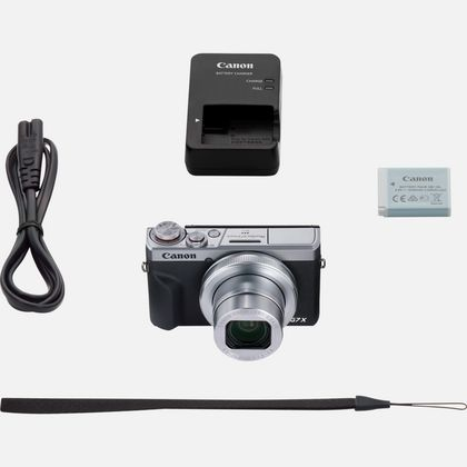 Canon PowerShot G7 X Mark III Kompakt kamera 20,1 MP CMOS 5472 x 3648 pixel Sort, Sølv