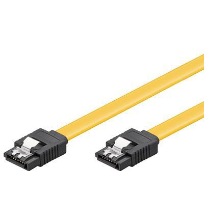 Microconnect SAT15005C6 SATA-kabel 0,5 m SATA 7-pin Gul