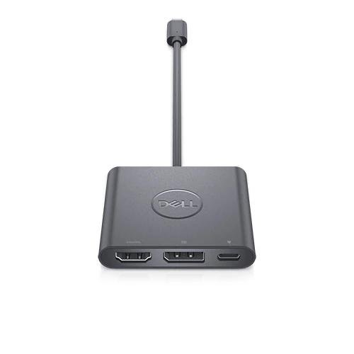 DELL Dell-adaptern USB-C till HDMI/DP med strömgenomströmning