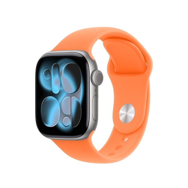 Apple MHYE4ZM/A smarta bärbart tillbehör Band Orange Fluoroelastomer