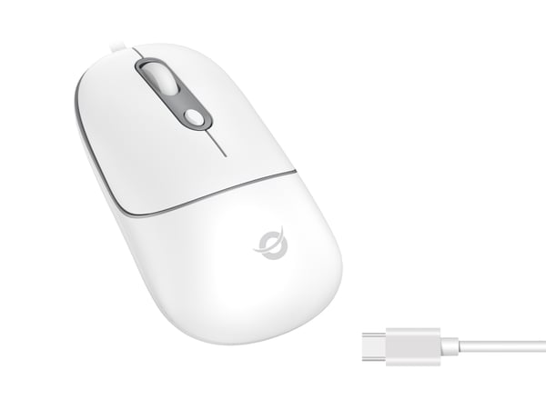 Conceptronic REGAS02W hiiri Universaali Molempikätinen USB Type-C Optinen 2400 DPI