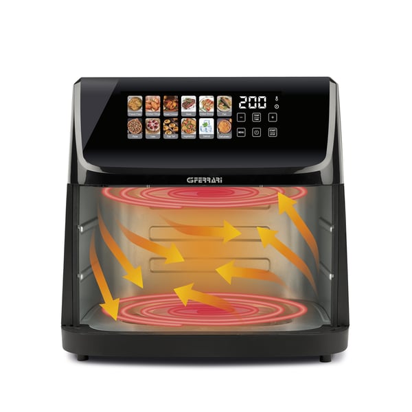 G3 Ferrari Friggisano 10 e Lode Single 10 l Fristående 2300 W Varmluftsfritös Svart, Rostfritt stål