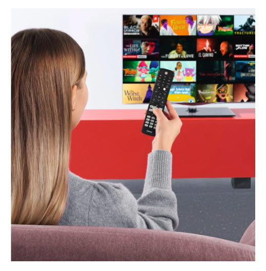 Hama 00221063 fjernbetjening IR trådløs TV Tryk på knapper