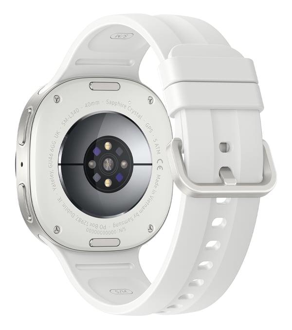 Samsung Galaxy Watch9 3,3 cm (1.3") AMOLED 40 mm Digitaalinen 438 x 438 pikseliä Kosketusnäyttö Hopea Wi-Fi GPS (satelliitti)