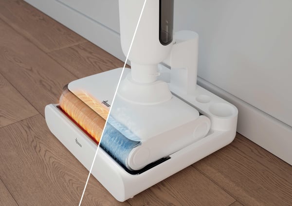 Hoover HW400 011 Pystyimuri Akku Kuiva ja märkä Pussiton 0,55 L 220 W Valkoinen
