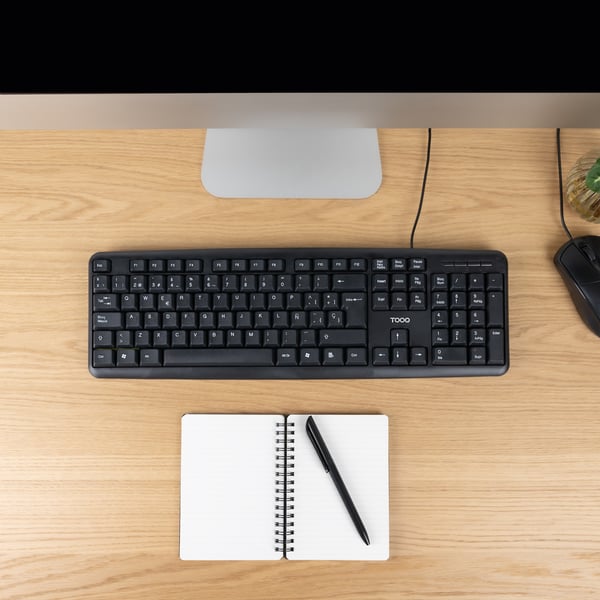 TooQ TQK-2002-B tastatur Universel USB Sort
