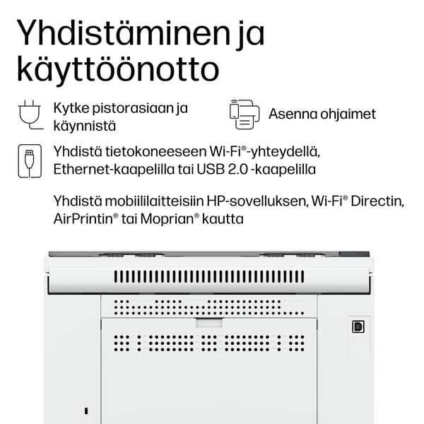 HP LaserJet M248dw Multifunction Mustavalkoinen Tulostin