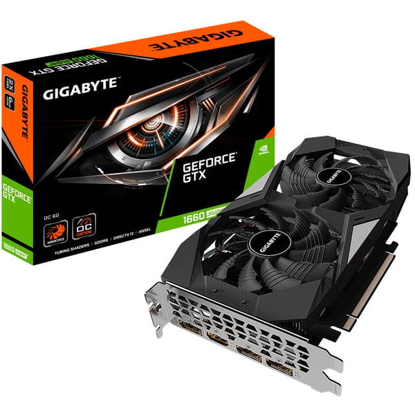 GIGABYTE GV-N166SOC-6GD näytönohjain NVIDIA GeForce GTX 1660 SUPER 6 GB GDDR6