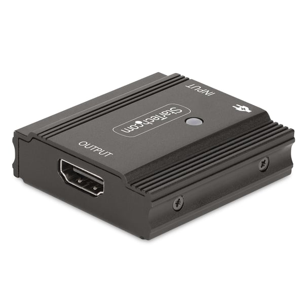 StarTech.com 33FT-8K-HDMI-BOOSTER AV-signaalin jatkaja AV-toistin Musta