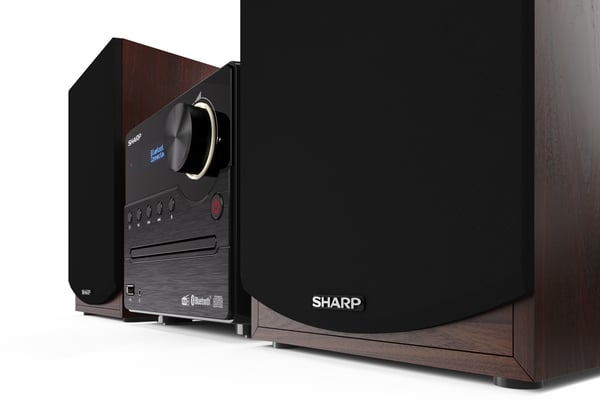 Sharp XL-B517D Home audio micro system 45 W Brun