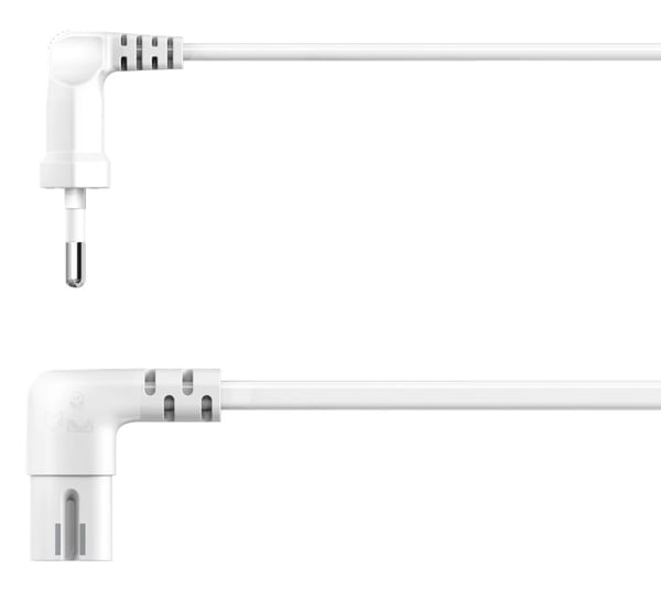 Hama 00221102 strömkablar Vit 5 m Strömkontakt typ C C7 coupler