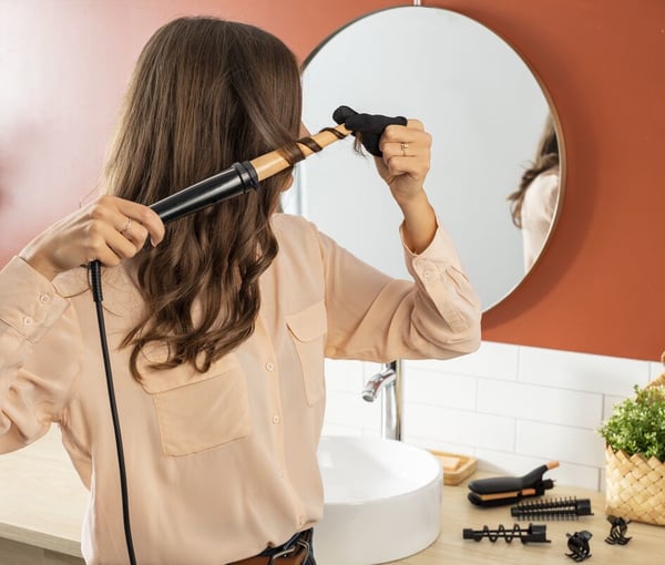 Rowenta Infinite Looks CF4231 Multistyler Lämmin Musta, Pronssi 1,8 m