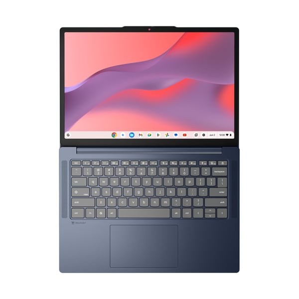 Lenovo Chrome 14ITN11 Intel® N N355 Chromebook 35,6 cm (14") WUXGA 8 GB LPDDR5x-SDRAM 128 GB UFS Wi-Fi 6E (802.11ax) ChromeOS Blå Fransk