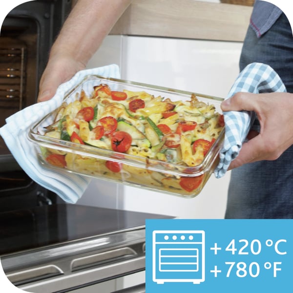 Tefal K30103 ruoansäilytysrasia Neliö Laatikko 0,9 L Läpinäkyvä 1 kpl