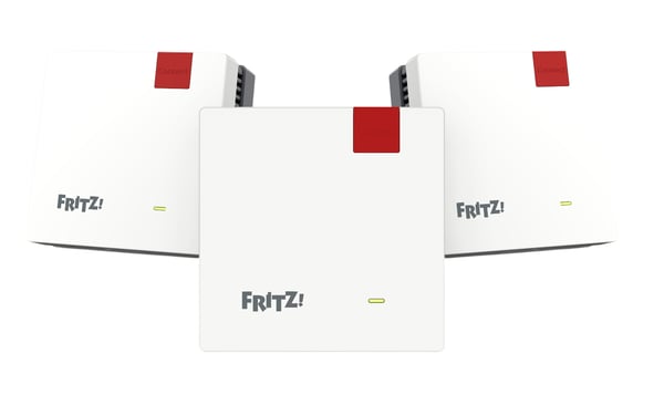 Mesh Set 20003127 Wi-Fi-verkkojärjestelmä Kaksitaajuus (2,4 GHz/5 GHz) Wi-Fi 6 (802.11ax) Punainen, Valkoinen Sisäinen