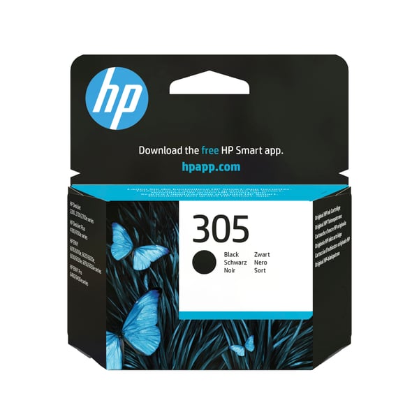 HP 305 musta alkuperäinen mustekasetti