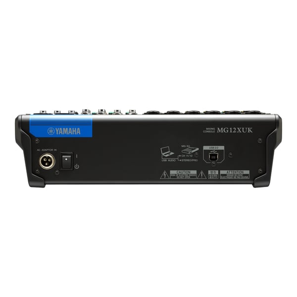 Yamaha MG12XUK ljudmixbord 12 kanaler 20 - 48000 hz Svart