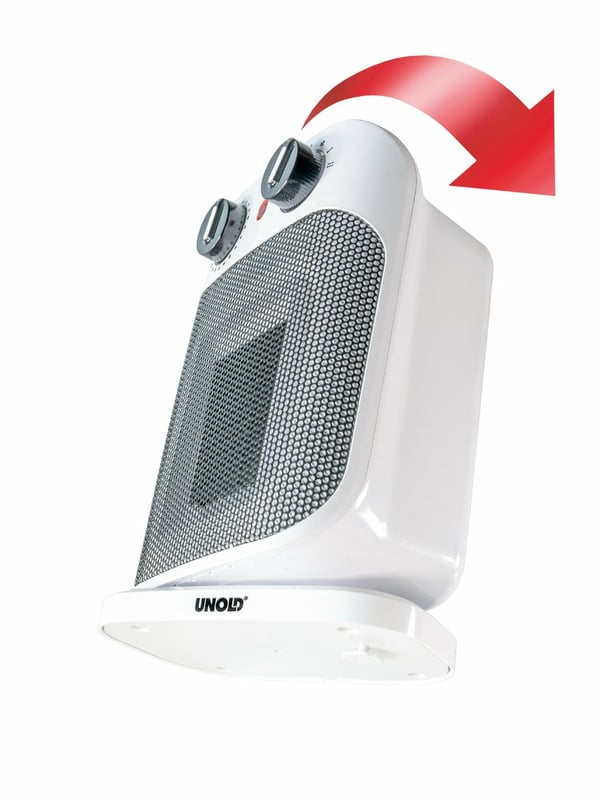 Unold 86460 sisälämmitin Sisätila Musta, Valkoinen 1800 W Sähkökäyttöinen lämpötuuletin