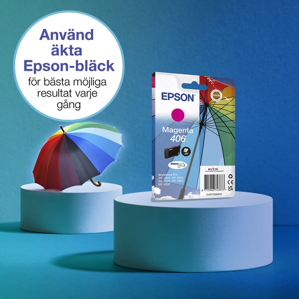 Epson Enpack Magenta 406 Umbrella DURABrite Ultra-bläck