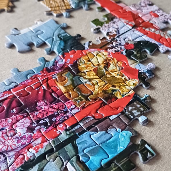 Tactic Puzzle Lovers Woman walking in Kyoto 1000 pcs puzzle