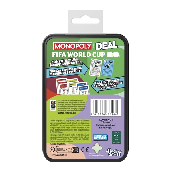Hasbro Monopoly Deal FIFA World Cup 2026