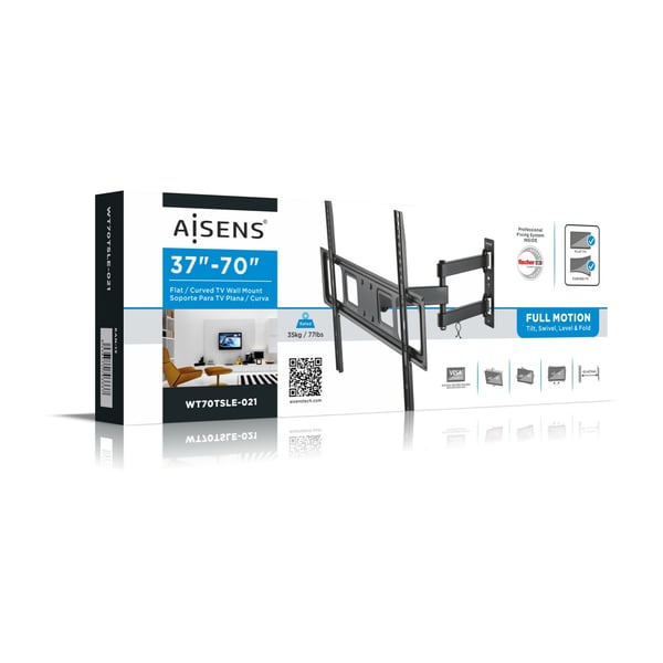AISENS WT70TSLE-021 tv-fäste 177,8 cm (70") Svart