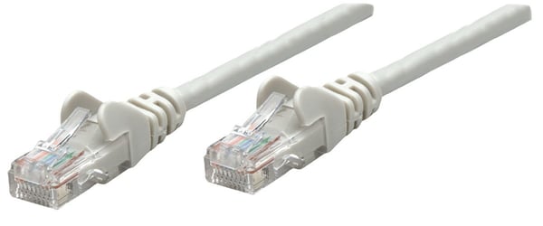 Intellinet Cat6, UTP, 0.25m nätverkskablar Grå 0,25 m U/UTP (UTP)