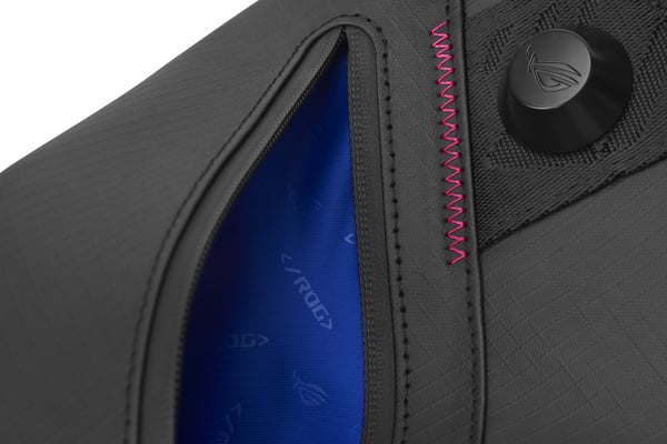 ASUS ROG SLASH Duffle Bag Polyester, Polyurethan (PU), Termoplastisk polyurethan (TPU) Sort Mand Håndtaske