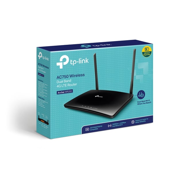 TP-LINK Archer MR200 - Trådløs router - WWAN