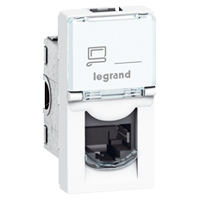 Legrand 0 765 61 stikkontakt RJ-45 Hvid