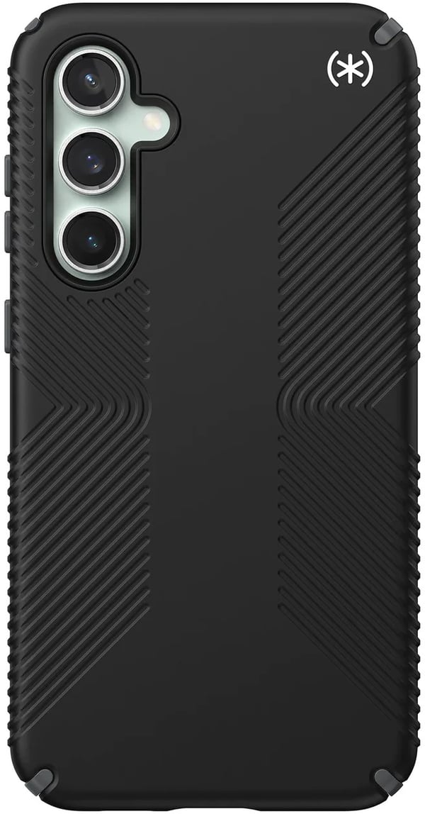 Speck Presidio2 Grip - Fodral till Samsung Galaxy S23 FE (Svart/Svart/Vit)
