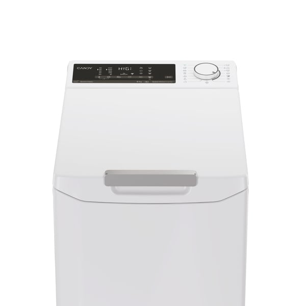 Candy TCA284TM5-S vaskemaskine Top-indlæsning 8 kg 1151 rpm Hvid