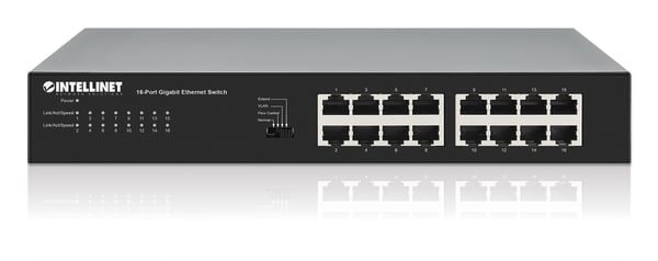 Intellinet 561815 netværksswitch Gigabit Ethernet (10/100/1000) Sort
