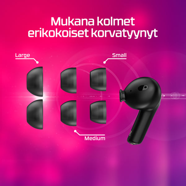 HyperX Cloud MIX Buds 2 – langattomat nappikuulokkeet (musta)