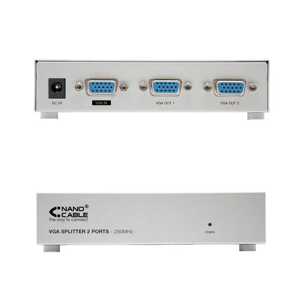 Nanocable 10.25.0002 video-splitter VGA 2x VGA