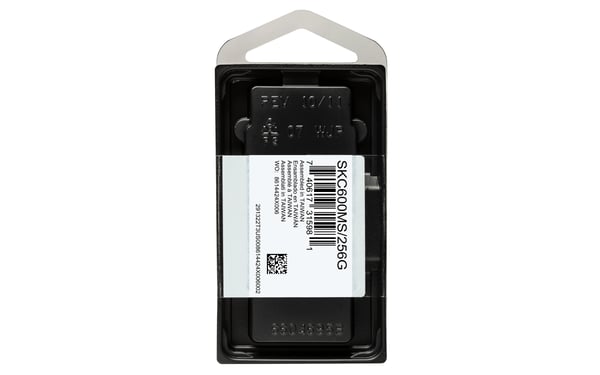 Kingston Technology 256 G SSD KC600 SATA3 mSATA