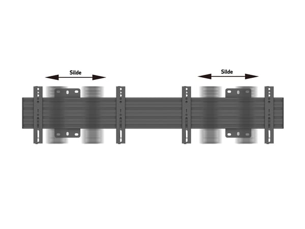 Multibrackets 7000 fäste för skyltningsskärm 81,3 cm (32") Svart