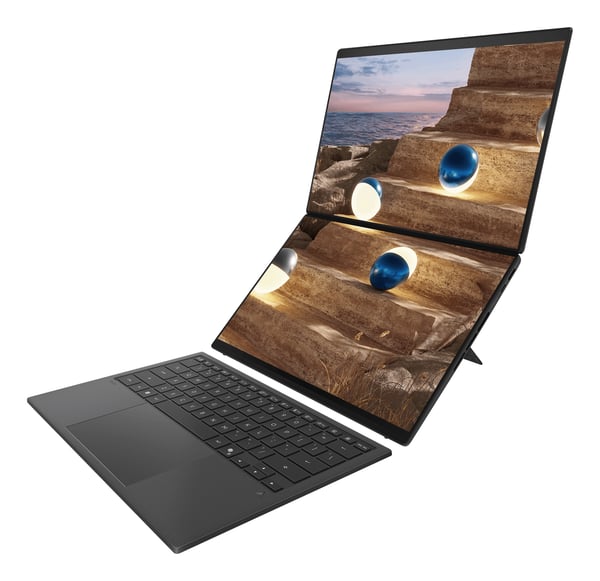 ASUS Zenbook Duo UX8407AA-SN504W Copilot+ PC Intel Core Ultra 9 386H Hybrid (2-i-1) 35,6 cm (14") Berøringsskærm 3K 32 GB LPDDR5x-SDRAM 1 TB SSD Wi-Fi 7 (802.11be) Windows 11 Home Grå