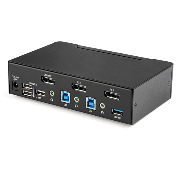 StarTech.com SV231DPU34K KVM-kytkin Musta