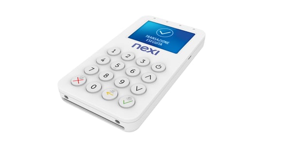 Nexi Mobile POS läsare smarta kort Vit