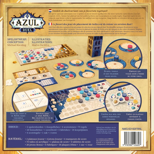 Asmodee Azul Duel Brætspil Taktisk