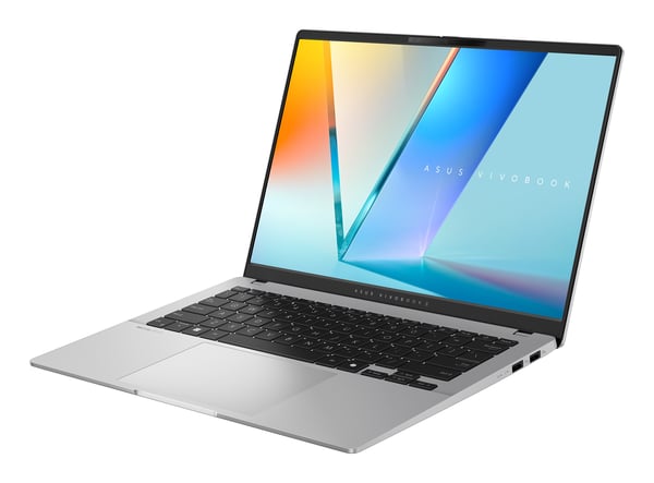 ASUS Vivobook S14 OLED S5406SAL-SF315W Copilot+ PC Intel Core Ultra 5 226V Laptop 35,6 cm (14") WUXGA 16 GB LPDDR5x-SDRAM 512 GB SSD Wi-Fi 7 (802.11be) Windows 11 Home Sølv QWERTZ Tysk